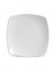 Prato Sobremesa Square Porcelana Branca Germer 21cm