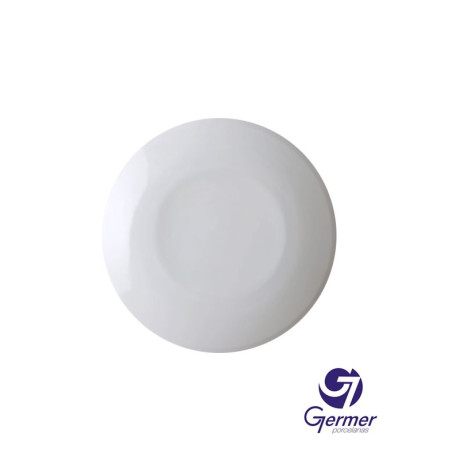 Prato Fundo Coup Porcelana Branca Germer Ø25cm