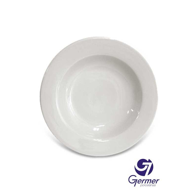 Prato para Massas Capri Porcelana Branca Germer Ø28cm