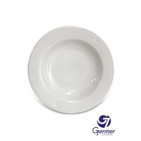 Prato para Massas Capri Porcelana Branca Germer Ø28cm