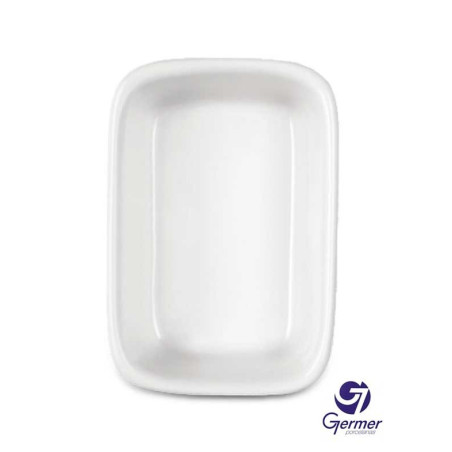 Travessa Retangular Funda BarHotel Porcelana Branca Germer 43cm