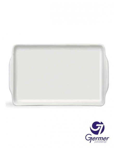 Bandeja Bolo Rei BarHotel Porcelana Branca Germer 33cm