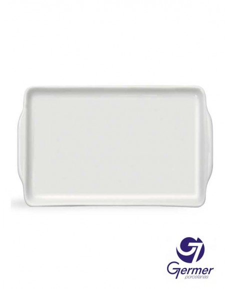 Bandeja Bolo Rei BarHotel Porcelana Branca Germer 33cm