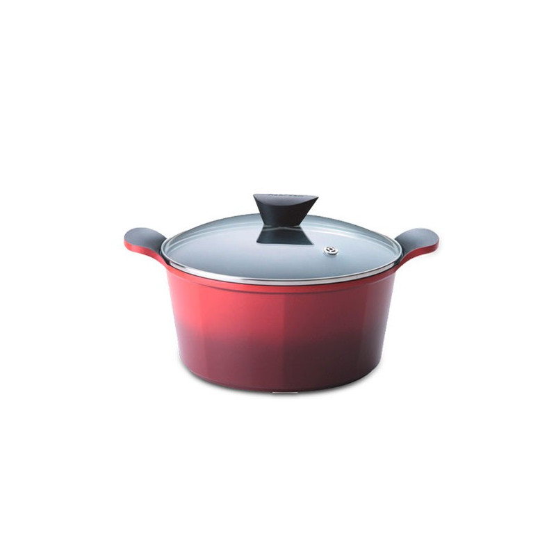 Caçarola de Alumínio com Revestimento Cerâmico e Tampa Ø24cm