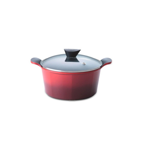 Caçarola de Alumínio com Revestimento Cerâmico e Tampa Ø24cm