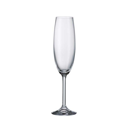 Jogo Taça Flute Gastro Champanhe 220ml Bohemia 6 unidades