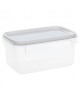 Pote de Plástico Retangular 1,9L Moduline - Branco