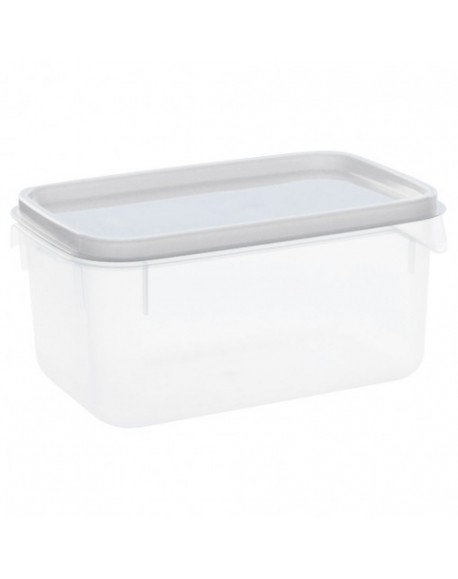 Pote de Plástico Retangular 1,9L Moduline - Branco