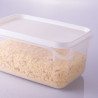 Pote de Plástico Retangular 1,9L Moduline - Branco