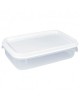 Pote de Plástico Retangular 900ml Moduline - Branco
