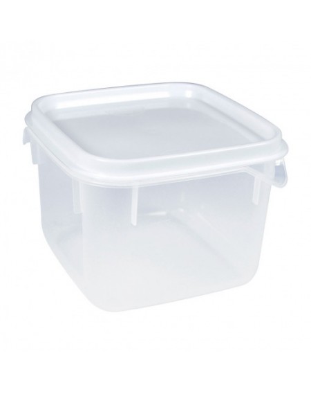 Pote de Plástico Quadrado 1,1L Moduline-Branco