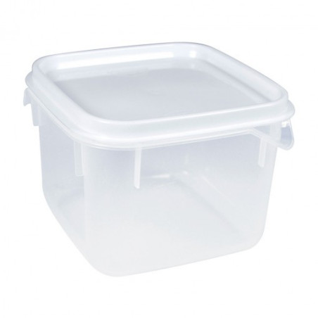 Pote de Plástico Quadrado 1,1L Moduline-Branco