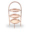 Suporte para doces redondo 3 andares - Ø20x 45cm alt