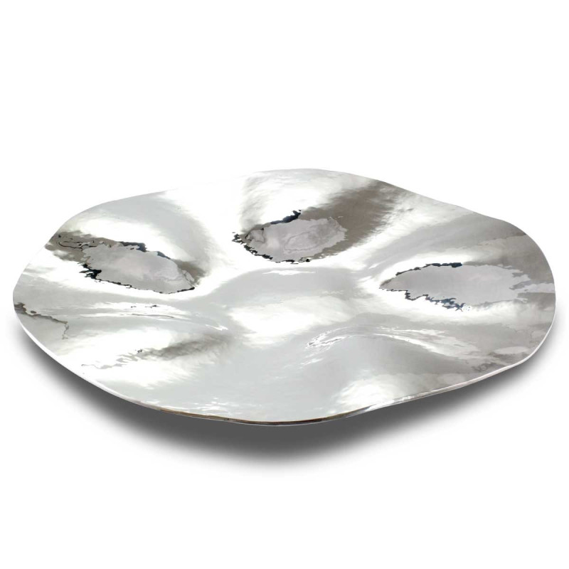 Bandeja redonda martelada - Ø60cm