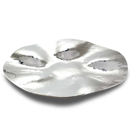 Bandeja redonda martelada - Ø60cm