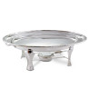 Rechaud Banho Maria com travessa oval rasa croise - 63x43cm