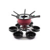 Aparelho de Fondue Carrossel Inox 18 pçs - vermelho