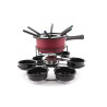 Aparelho de Fondue Carrossel Inox 18 pçs - vermelho