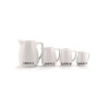 Mini Jarra Porcelana Branca Geni 60ml