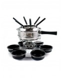 Aparelho de Fondue Carrossel Inox 18 pçs - preto