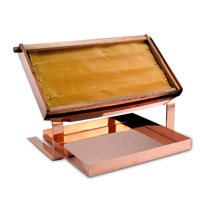 Suporte Favo mel inclinado com Caixa - 34x30x3cm