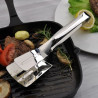 Espátula Culinária Dupla Inox 25cm