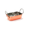 Mini Caçarola retangular Bronze 14cm