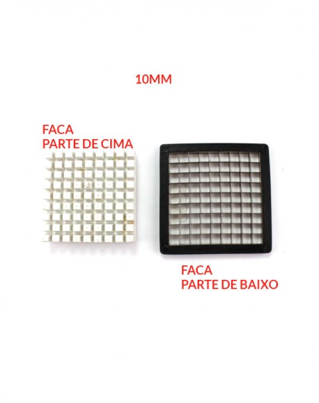 Faca parte de baixo 10mm para Cortador de Legumes