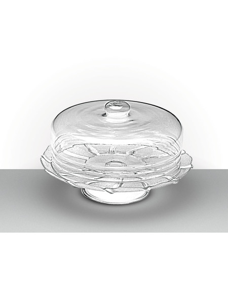 Prato Multiuso com Tampa e Base Ø29x18,5cm Alt.