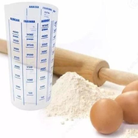 Copo Medidor Graduado Plástico 500ml