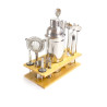 Kit Bartender Inox com Base em Bambu