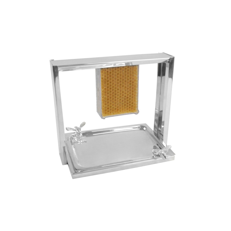 Mini Suporte Favo De Mel Caixa Acrílica C/ Bandeja