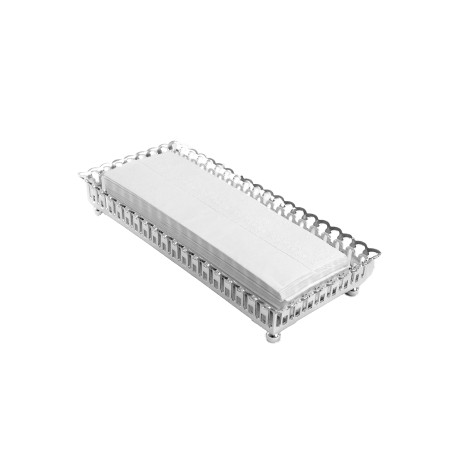 Bandeja Para Lavabo Com Grade E Espelho 27x10x5cm