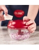 Mini Processador de Alimentos Manual Clink Vermelho