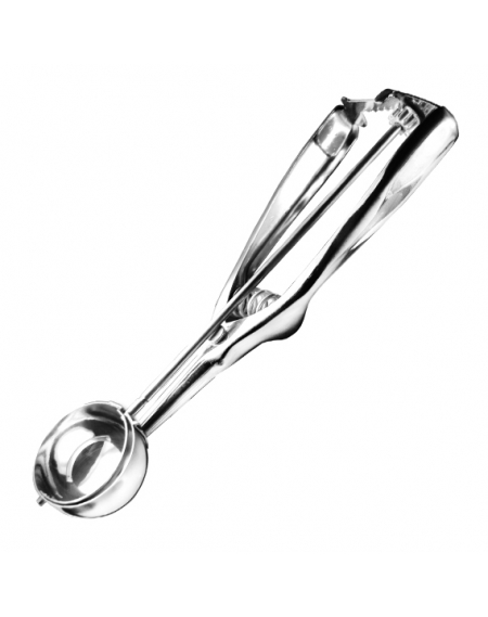 Colher de Sorvete com Ejetor Inox Pequena