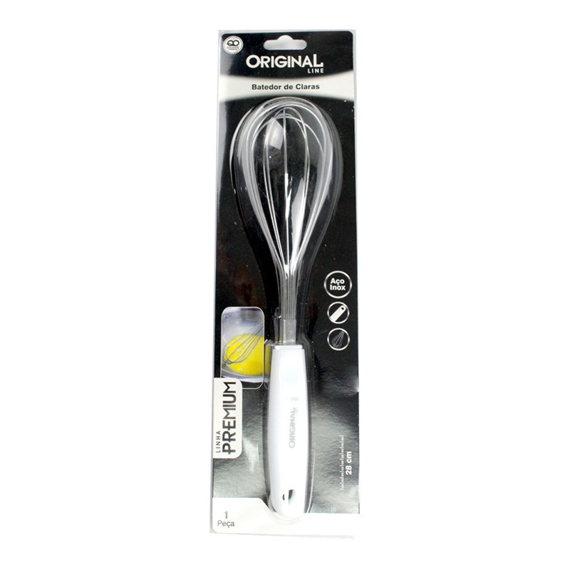 Batedor de Claras Ovos 28cm Inox