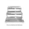 Mesa Expositora Retangular 50x20x20cm