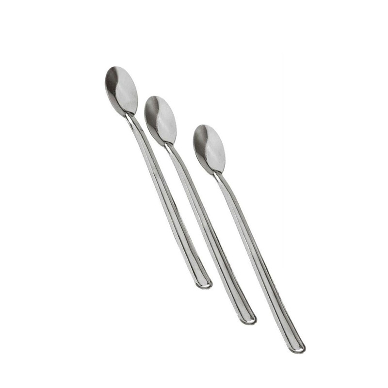 Colher para Suco Aço Inox 18cm 03 pcs
