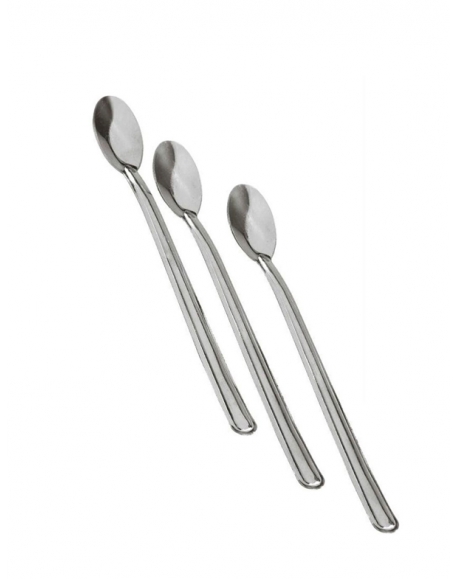 Colher para Suco Aço Inox 18cm 03 pcs