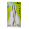 Colher para Suco Aço Inox 18cm 03 pcs