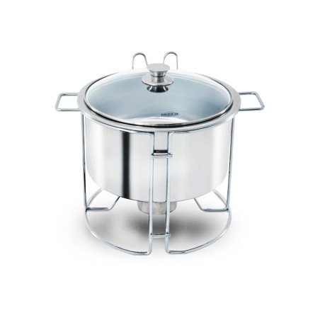 Rechaud Redondo B. Maria com Tampa de Vidro Savoy 4,5L