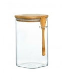 Pote Hermético Liege 1.3L Borossilicato e Bambu