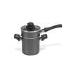 Mini Cuzcuzeira Antiaderente de Aluminio com Cabo