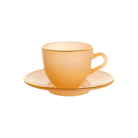 Jogo de Xicara Cha Borda Dourada 04 pcs