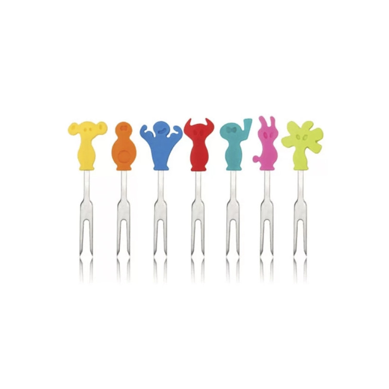 Garfo Inox Para Aperitivo 08 PCS Garfo Inox Para Aperitivo 08 PCS