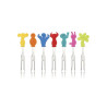 Garfo Inox Para Aperitivo 08 PCS