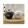 Meleira Manhattan Porcelana Preto