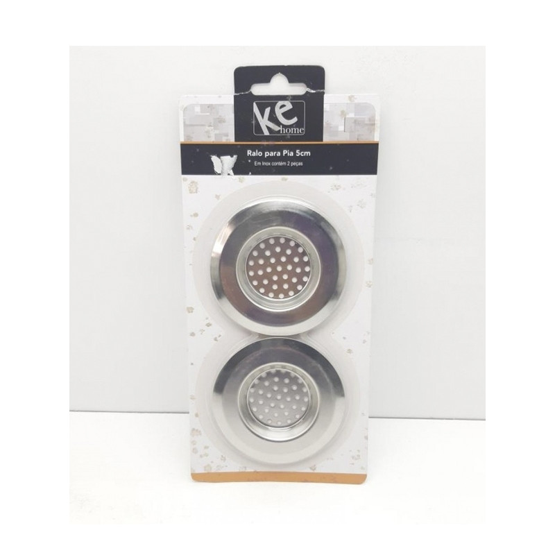 Ralo Para Pia Inox 2 pcs