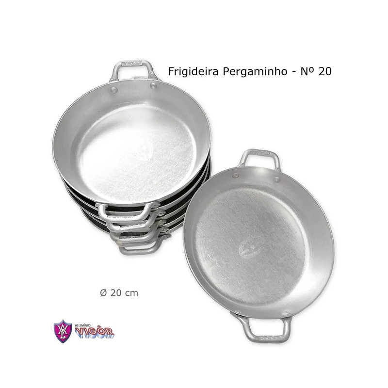 Prato Pergaminho c/ Alça Alum. N.20 Prato Pergaminho c/ Alça Alum. N.20