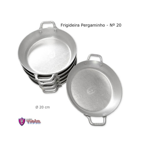 Prato Pergaminho c/ Alça Alum. N.20